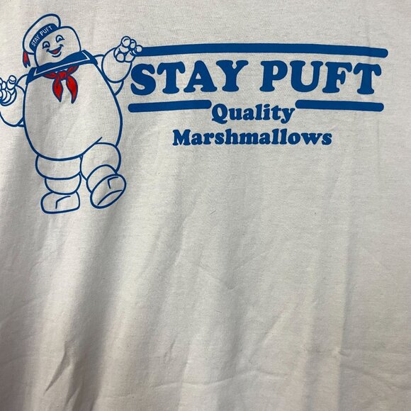Ghostbusters Stay Puft Marshmallow Man T-Shirt Large - Picture 2 of 4